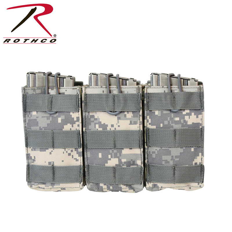 Tactical Gear - MOLLE Open Top Triple Mag Pouch