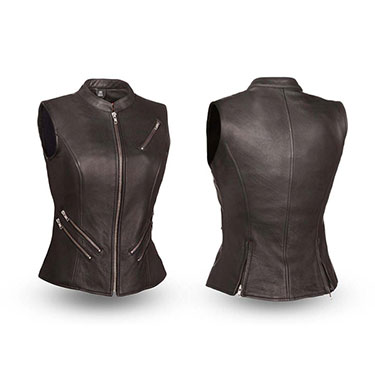 The Fairmont Ladies Five Zippered Pockets High End Vest