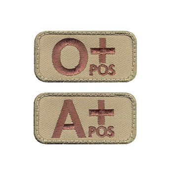 Morale Patch - Blood Types