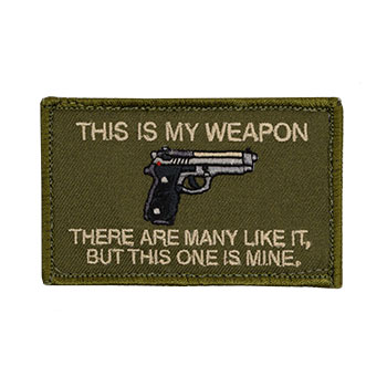 Morale Patch - This is My Weapon - Baretta 93R