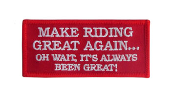 Stock Biker Patch - Make Riding Great Again
