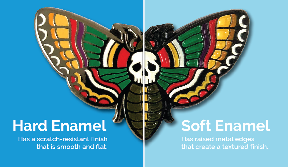 Hard vs Soft Enamel Pins - The Real Differences