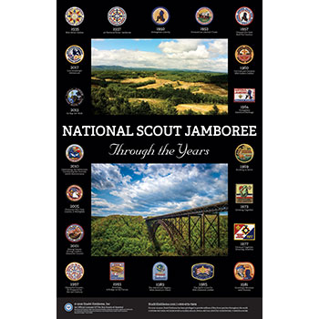BSA Poster - History of Jamboree