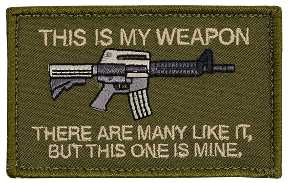 Morale Patch - This is My Weapon - M4