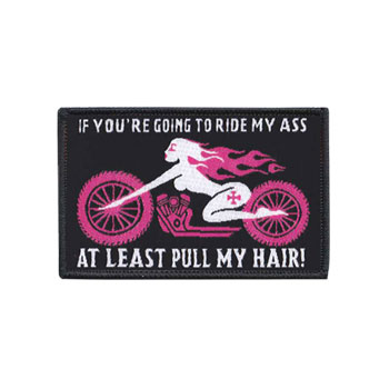 Stock Biker Patch - Ride My Ass/Pull My Hair