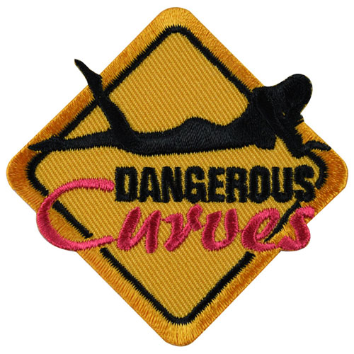 Stock Biker Patch - Dangerous Curves