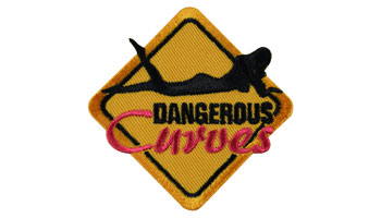 Stock Biker Patch - Dangerous Curves