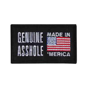 Stock Biker Patch - Genuine Asshole