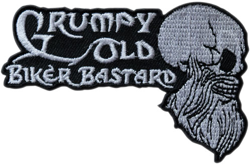 Stock Biker Patch - Grumpy Old Biker Bastard