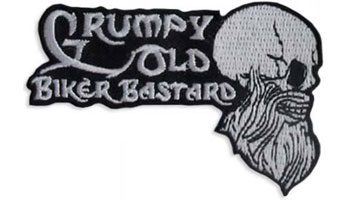 Stock Biker Patch - Grumpy Old Biker Bastard