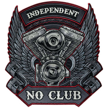 Stock Biker Patch - Independent Back Patch