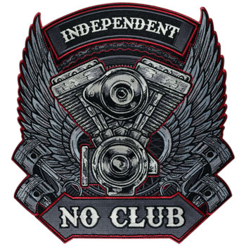 Stock Biker Patch - Independent Back Patch