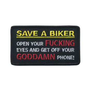 Stock Biker Patch - Save a Biker