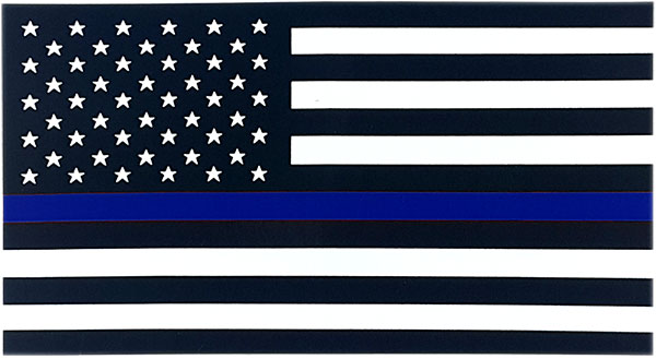 Stock Police Decal - Thin Blue Line