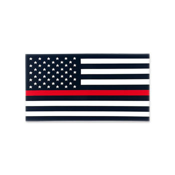 Stock Fire Decal - Thin Red Line Flag