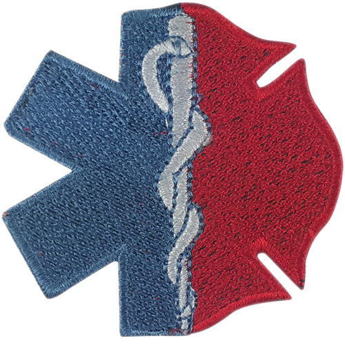 Stock Fire Patch - Maltese & Star of Life Hybrid