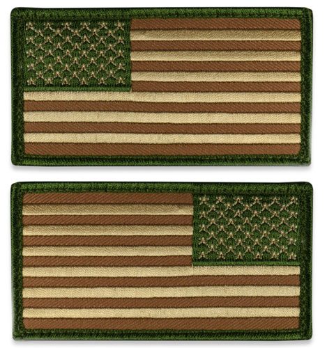 Tactical US Flag Patch (Full Length) - Multicam