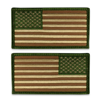 Tactical US Flag Patch (Full Length) - Multicam