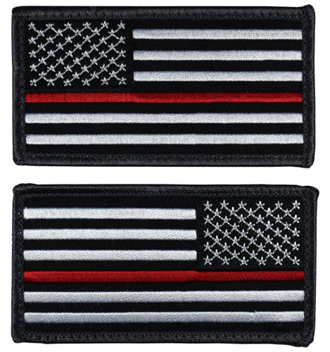 US Flag Patch - Thin Red Line
