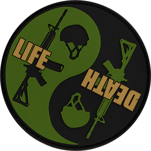 Morale Patch - Life/Death Yin Yang PVC Morale Patch