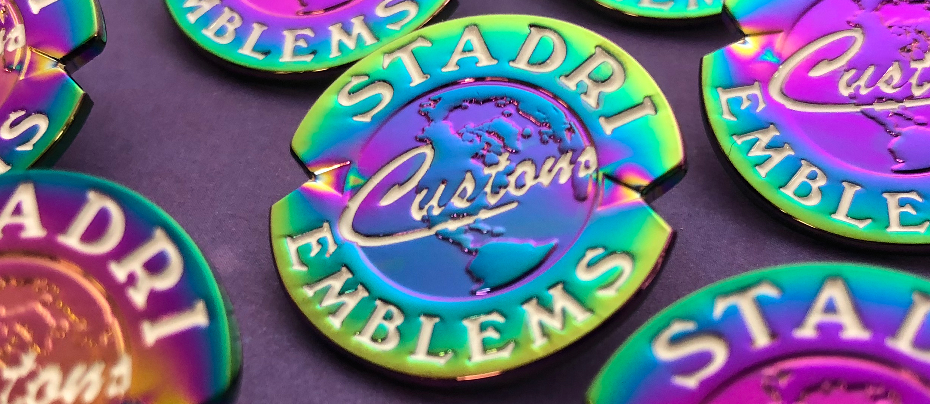 Rainbow metal Stadri logo