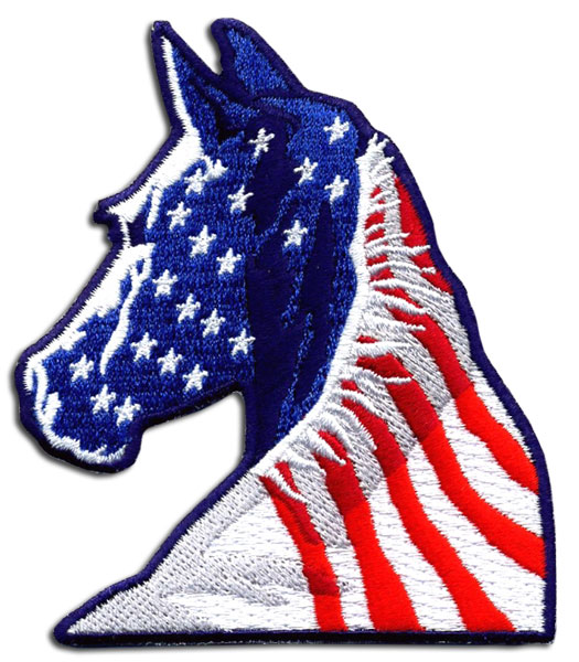 Horse Flag Patch