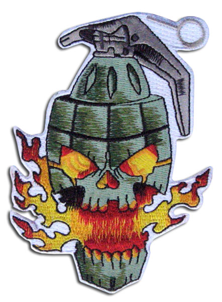 Skull as a grenade