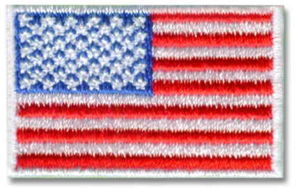 Small American Flag Patch