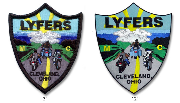 Size Variation in Embroidered Patches